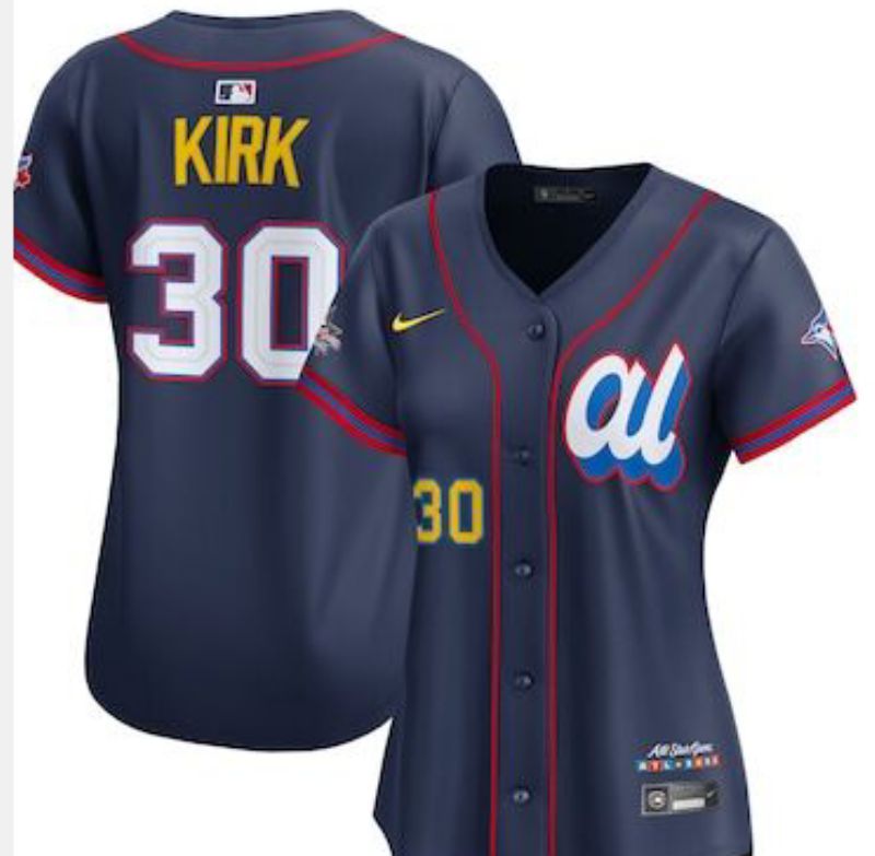 Men 2025 Toronto Blue Jays #30 Kirk Drak Blue All star Nike MLB Jersey style 05->toronto blue jays->MLB Jersey